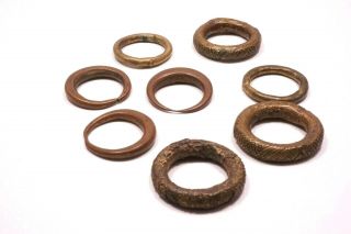 Antique Yoruba Brass Trade Rings 3