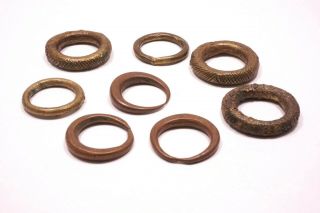 Antique Yoruba Brass Trade Rings 4