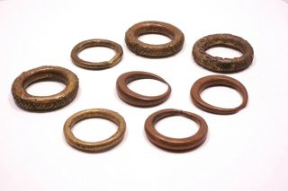 Antique Yoruba Brass Trade Rings 5