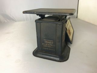 Vintage Antique Triner Scale & MFG Co Metal Postal Scale Patents Pending 4