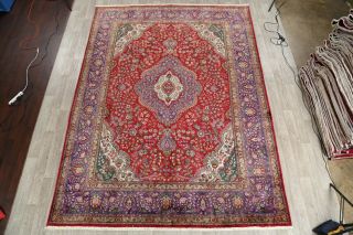 Traditional Floral Area Rugs Handmade Oriental Home Size Carpet 10x13 2