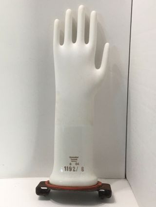 Vintage Ceramic Porcelain Hand Glove Mold Rosenthal Technik Germany 3