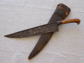 Antique Kerala Knife South West Coast Of India - No Sword Kukri Dagger