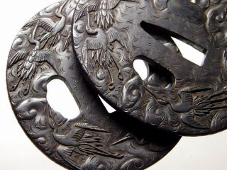 Signed DAISHO TSUBA Japanese Antiques w NBTHK KOSHU TOKUBETSU KICHO F369 10