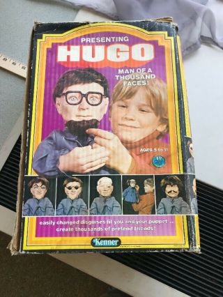 Vintage 1975 Kenner Hugo Man of a Thousand Faces w/original box and accessories 11