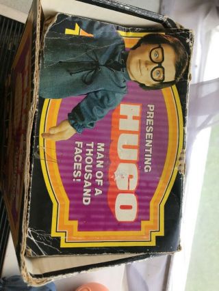 Vintage 1975 Kenner Hugo Man of a Thousand Faces w/original box and accessories 12