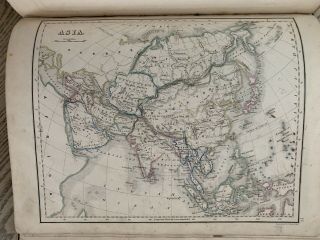1844 RARE WORLD ATLAS 29 HAND COLOURED MAPS GENERAL ATLAS BY WILLIAM WHYTE 11