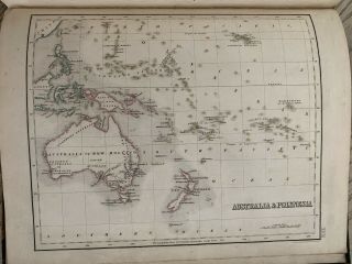1844 RARE WORLD ATLAS 29 HAND COLOURED MAPS GENERAL ATLAS BY WILLIAM WHYTE 4