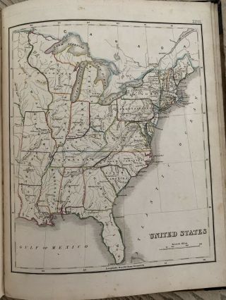 1844 RARE WORLD ATLAS 29 HAND COLOURED MAPS GENERAL ATLAS BY WILLIAM WHYTE 5
