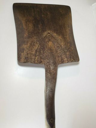 Vintage Bolton & Johnson Cast Iron Handle Shovel 37 
