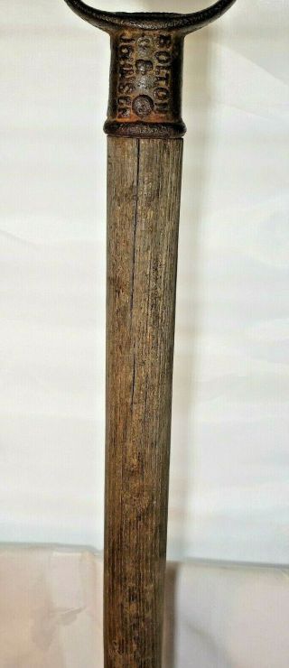 Vintage Bolton & Johnson Cast Iron Handle Shovel 37 