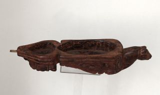 Antique tribal INDIA opium water pot,  Kharal tool,  patina 9