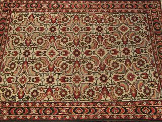 2.  8 x 4.  3 Handmade Antique1930s Persian Heriz Wool Area Rug - 6