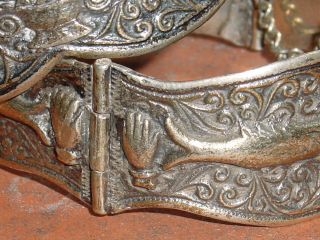 Wonderful Ethnic Libanese Bracelets ? Unknown Silver Contence Hg