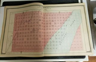 Standard Atlas of Dixon & Dakota Counties Nebraska.  1911.  140 pgs complete 3 maps 10