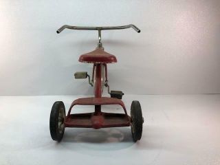 Vintage Antique Double Step Tricycle Early 50 ' s Sears? 3