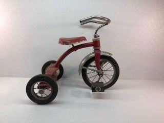 Vintage Antique Double Step Tricycle Early 50 ' s Sears? 6