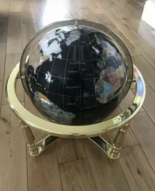 Globe Of The World In Semi Precious Stone - 250