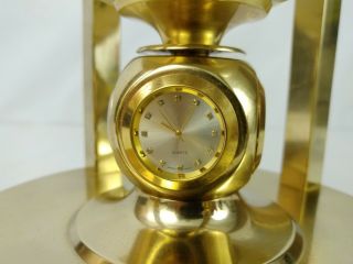 Alexander Kalifano Rotating Clock Smooth Mother of Pearl Gemstone Globe 3