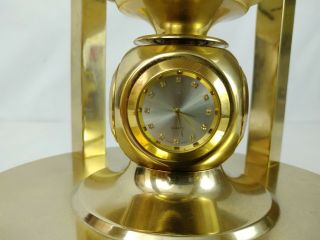 Alexander Kalifano Rotating Clock Smooth Mother of Pearl Gemstone Globe 4