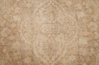 Persian Wool Rug Old Hand - Knotted Distressed Muted Floral Oriental Area Rug 9x12 12