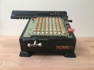 Monroe Mechanical High Speed Adding Calculator No.  1,  Cord