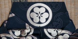 Hakama Japan dress hand made Japanese 1980s Kimono hand craft 2