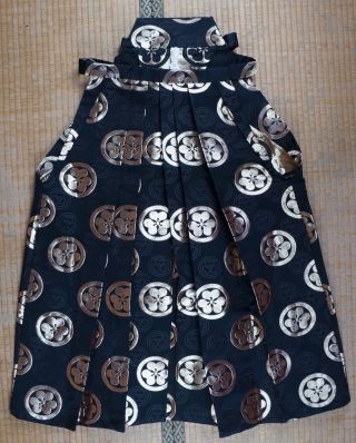 Hakama Japan dress hand made Japanese 1980s Kimono hand craft 4