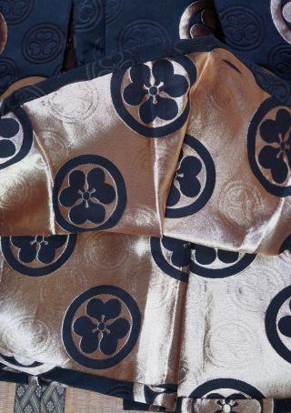 Hakama Japan dress hand made Japanese 1980s Kimono hand craft 8