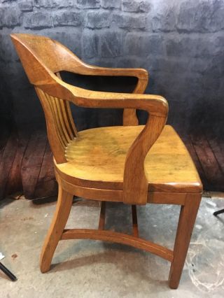 B.  L.  Marble Solid Wood Bankers Chair 3