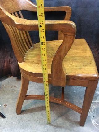 B.  L.  Marble Solid Wood Bankers Chair 4