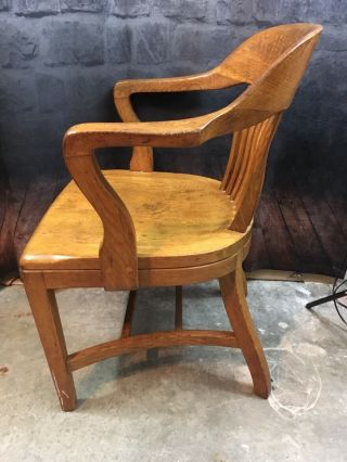 B.  L.  Marble Solid Wood Bankers Chair 7