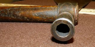 1700 ' s Native American Pipe Axe Tomahawk Forged Gun Barrel Head Plains Indian 6