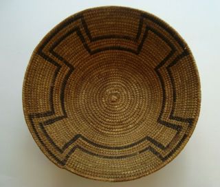 Old Vintage Papago Native American Southwest 10 1/2 " Basket Finely Woven