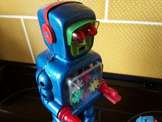 YOSHIYA BLUE HIGHWHEEL ROBOT IN FINE 50S 2