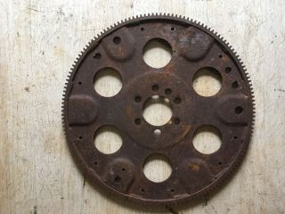 Vintage Large 12 3/4 " Diameter Iron Flywheel Gear Industrial Steampunk