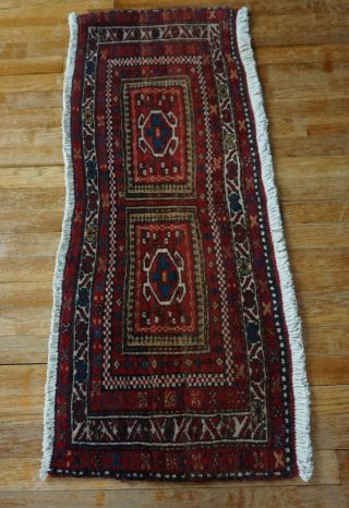 Vintage Persian Heriz Throw Rug Mat 2 ' 5 
