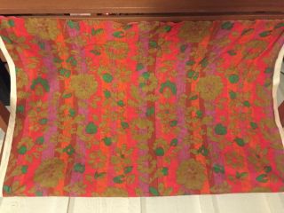 Vtg Retro 100 Cotton Mid Century Fabric Jack Larsen Conga Bloomcraft 4 Yds 1962