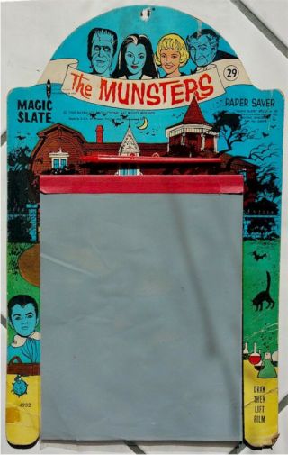 Munsters Vintage Magic Slate,  1965