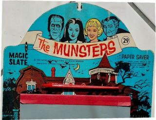 MUNSTERS VINTAGE MAGIC SLATE,  1965 2