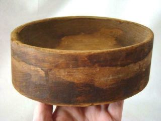 Unusual Antique Carved Wood Industrial Factory Hat Mold Crown Form