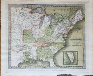 Antique Map Of The United States By: David Burr,  1835