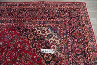 Traditional Oriental Area Rug Wool Hand - Knotted Floral Home Decor Carpet 10 x 14 11