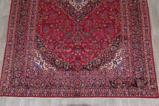 Traditional Oriental Area Rug Wool Hand - Knotted Floral Home Decor Carpet 10 x 14 12