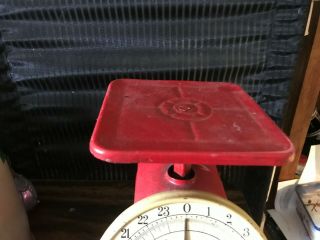 Vintage American Columbia Family Kitchen Scale 24 Pounds 2