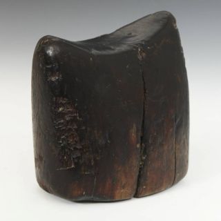 ANTIQUE AFRICAN HEADREST CARVED WOOD GURAGE ETHIOPIA EAST AFRICA 19TH C. 2
