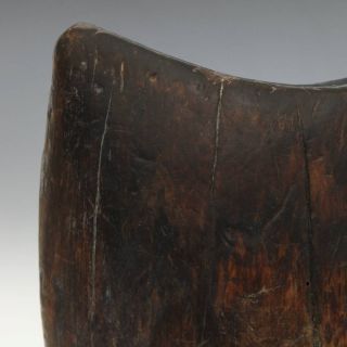 ANTIQUE AFRICAN HEADREST CARVED WOOD GURAGE ETHIOPIA EAST AFRICA 19TH C. 5