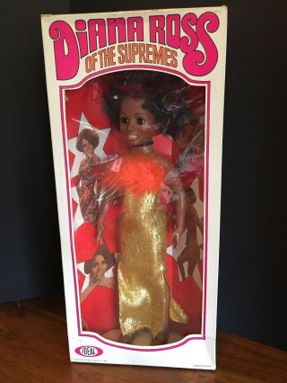 Vintage 18 " Ideal 1960s Diana Ross Of The Supremes 1969 Doll Iob Rare