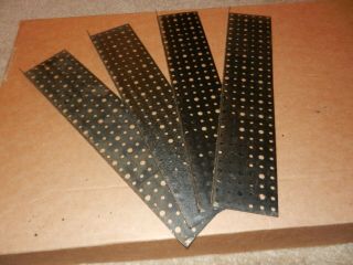 4 Gilbert Erector " Dq " Special Large Baseplates,  Late 1920 