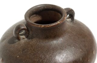 Antique Song Dynasty Brown Ware Jarlet Chinese Pottery South East Asian Export 3